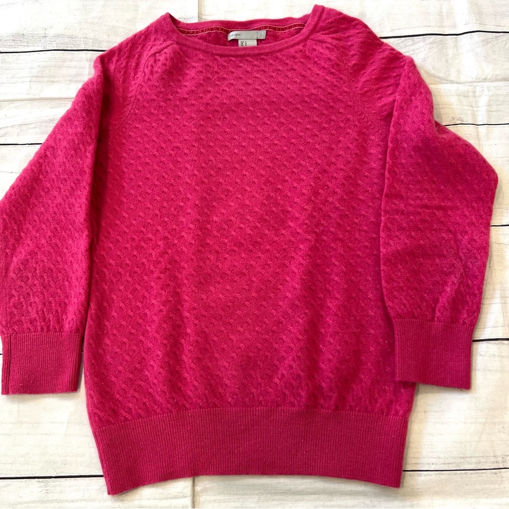 H&M Pink Cashmere Sweater